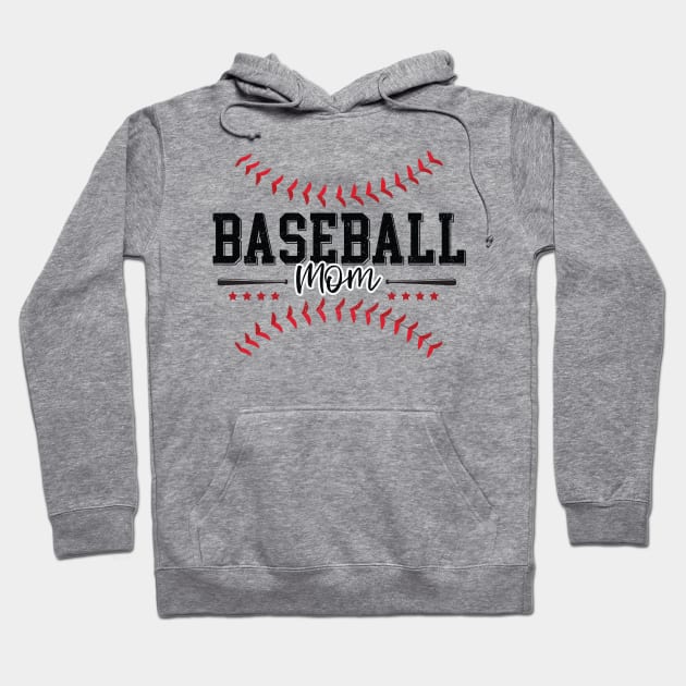 Baseball mom Hoodie by Red Bayou